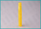 黄色い小型10ml香水の噴霧器、詰め替え式の香水のペンを印刷するロゴ 