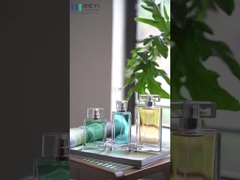 3.4オンス 再充填可能 空き四角形 香水瓶 金銀 漏れない