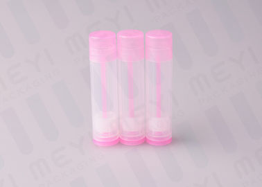 ピンク5gリップ・クリームの管/プラスチック唇の光沢の管BPAは放し、きれいになります