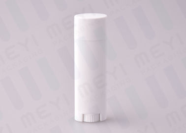 4.5g白いPPの楕円形の形のシルクスクリーンの印刷を用いる空の口紅の管
